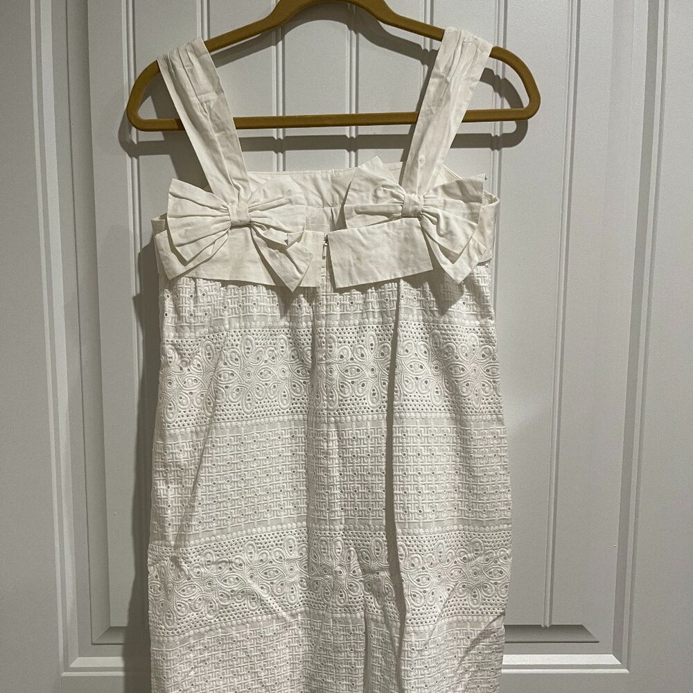 Lilly Pulitzer White Eyelet Sundress with Bows
